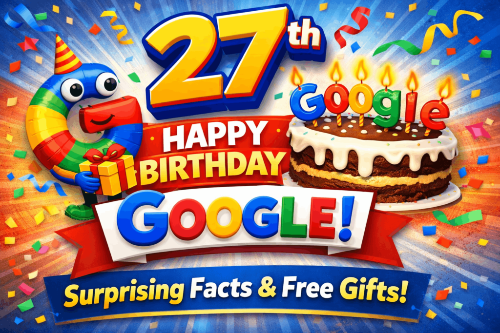 google's 27th birthday