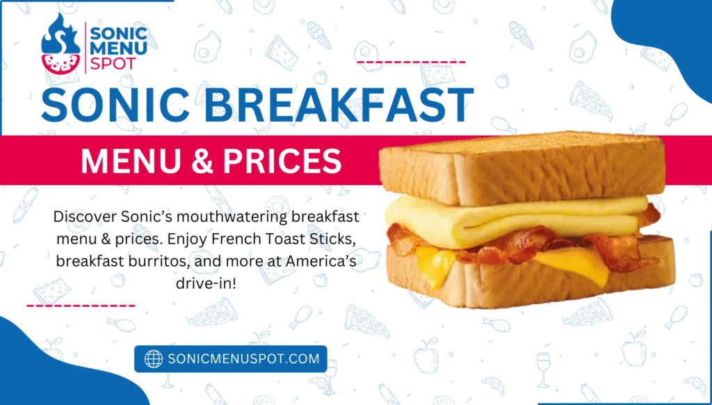 sonic menu with prices