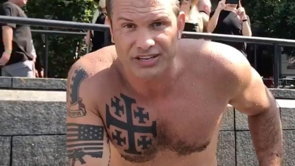 pete hegseth tattoos