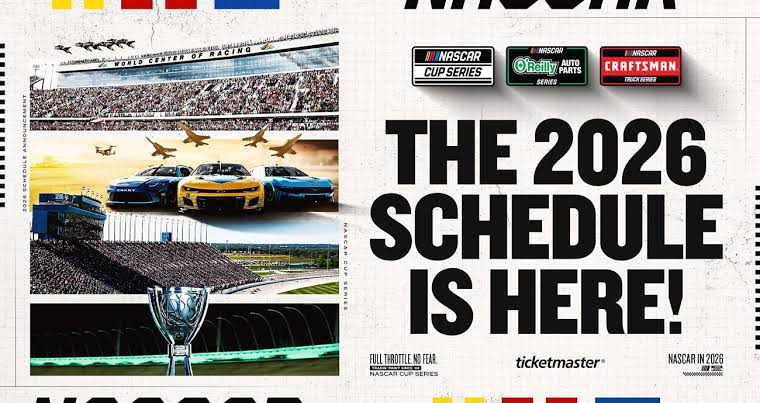 2026 nascar cup series schedule