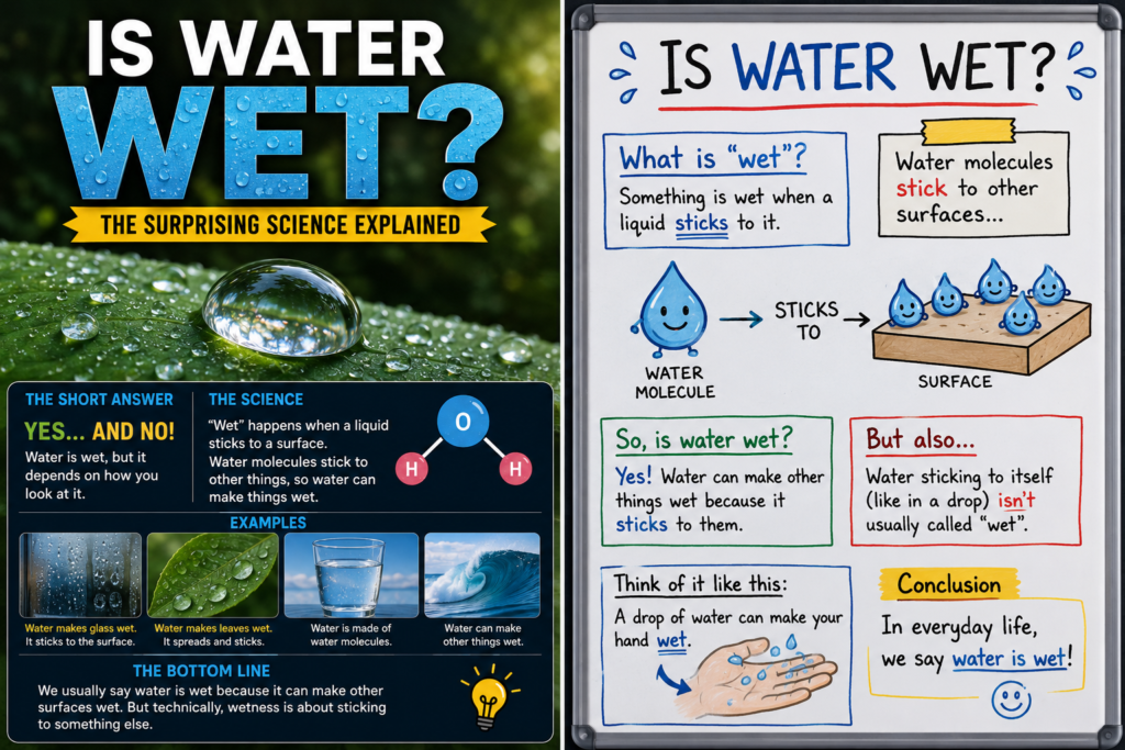is water wet
