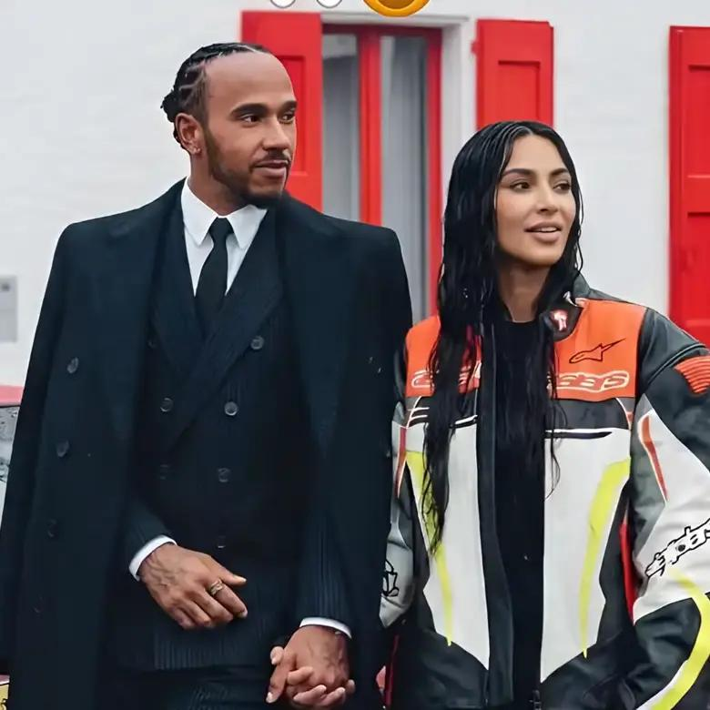 Kim Kardashian and Lewis Hamilton