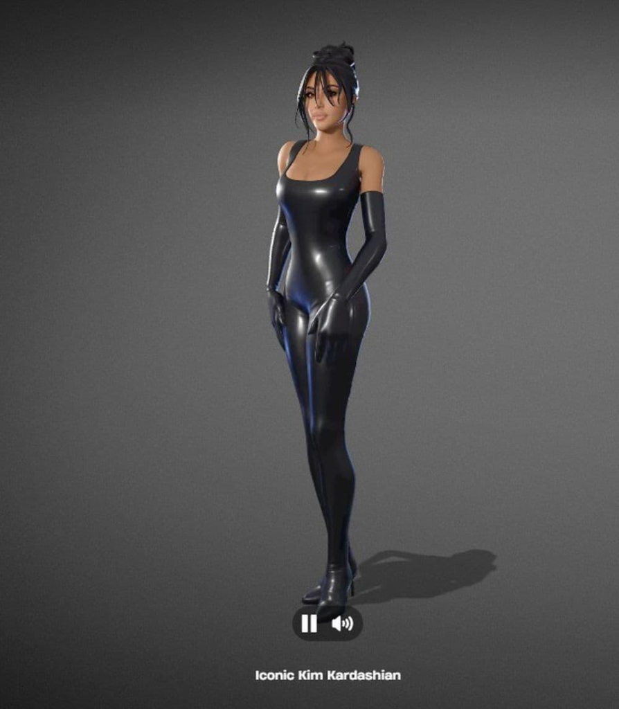 kim kardashian fortnite skin